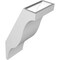 Ekena Millwork 6-in. W x 8-in. D x 16-in. H Funston Architectural Grade PVC Knee Brace BRCP06X08X16FST - alternate 5